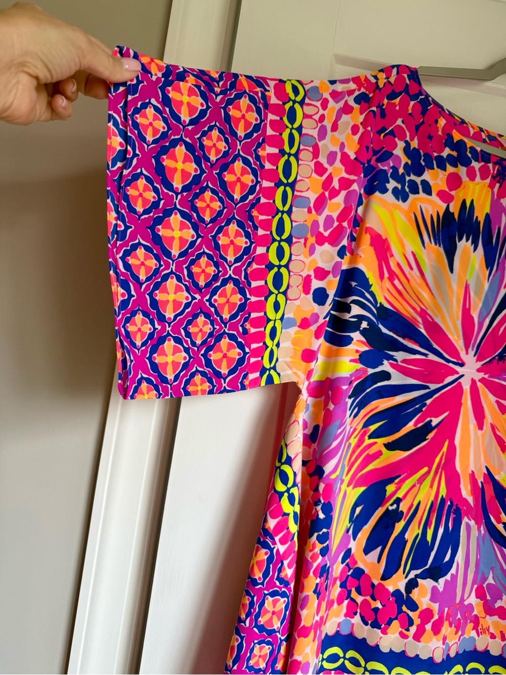 Lilly Pulitzer Bright Multi-Color Floral Tunic Dress - Picture 3 of 7